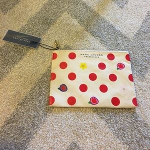 Marc Jacobs Red Polka Dot Cosmetic Bag